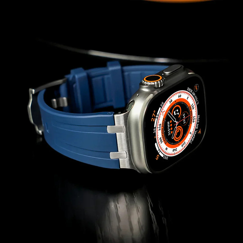 Deluxe Aurion Metal Head Silicone Band for Apple Watch | Petprovac