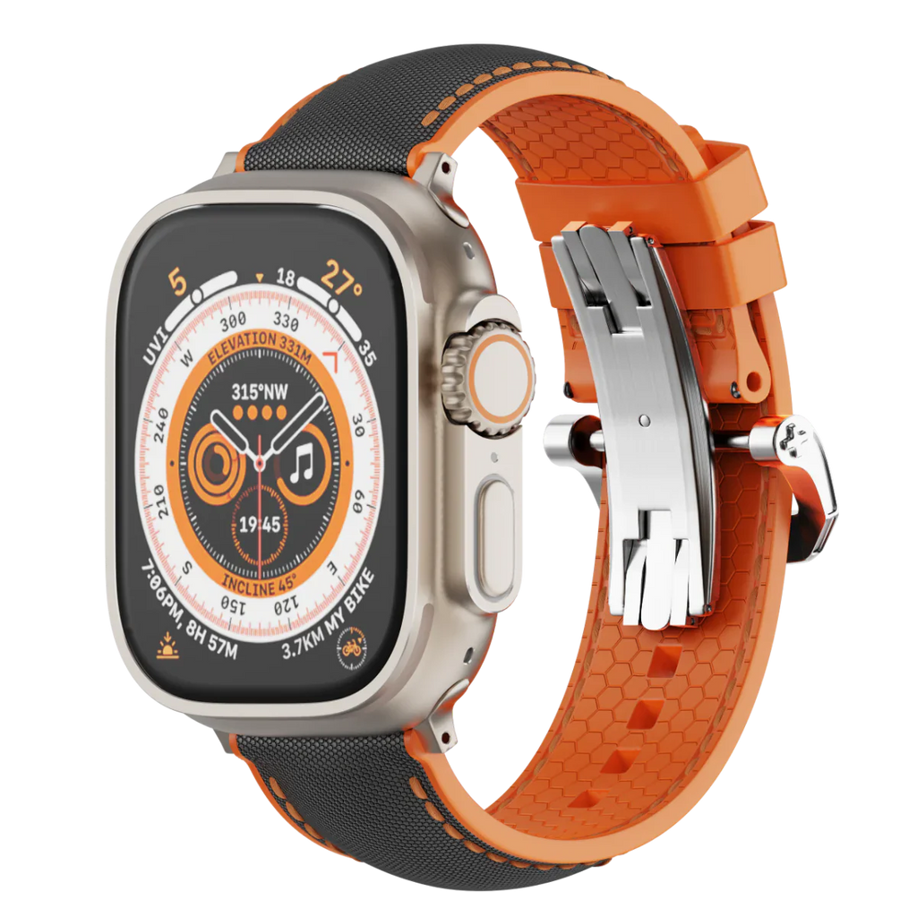 Apple Watch -ranneke FKM:stä perhoslukolla | Petprovac