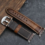 Artisan Vintage Style Waxed Leather Strap