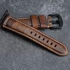 Artisan Vintage Style Waxed Leather Strap