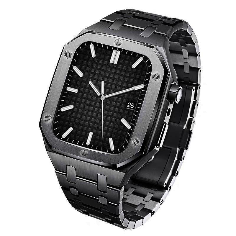 Corvex | 316L rostfritt stålfodral och armband retrofit-kit för Apple Watch | Petprovac