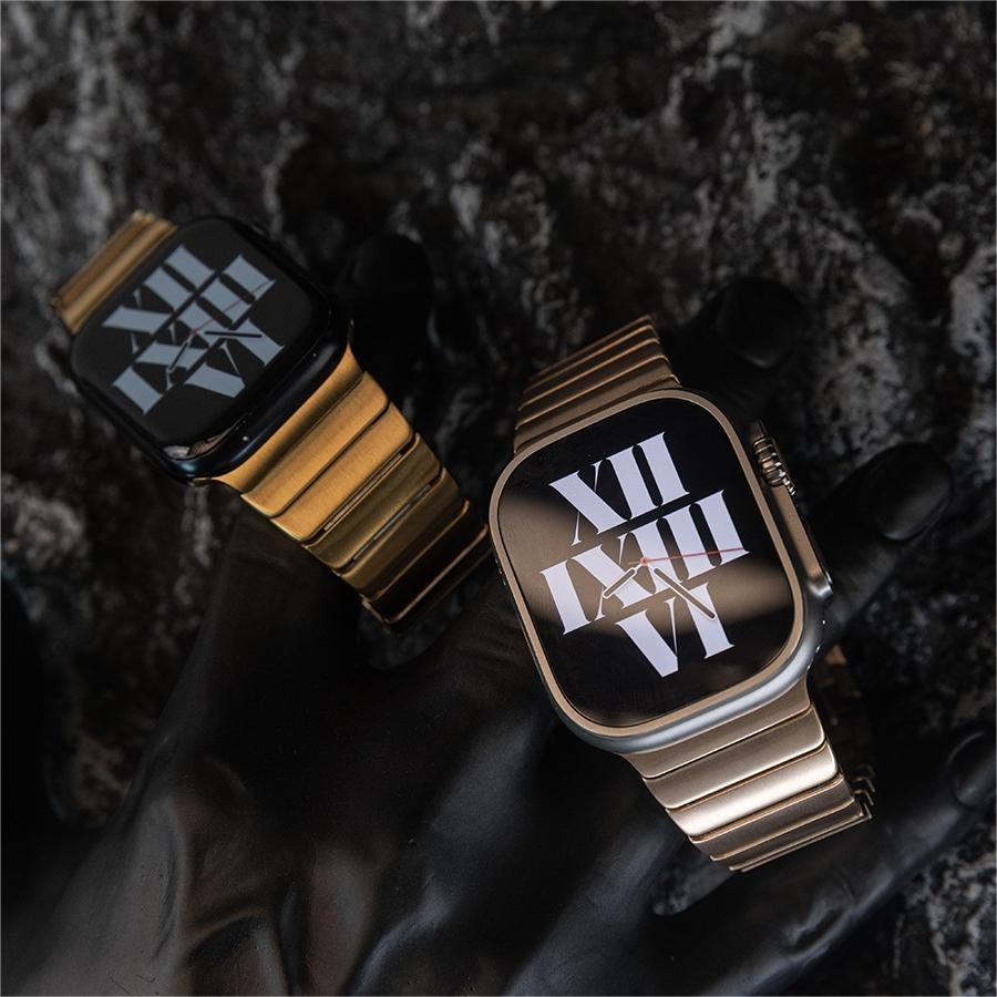 Kirelli armband i rostfritt stål med fjärilslås för Apple Watch | Petprovac