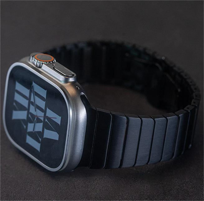 Kirelli armband i rostfritt stål med fjärilslås för Apple Watch | Petprovac