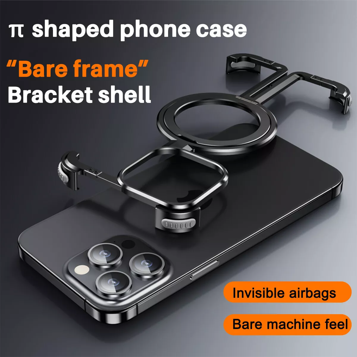 Quellio EvoBorder チタン製 MagSafe ケース for iPhone