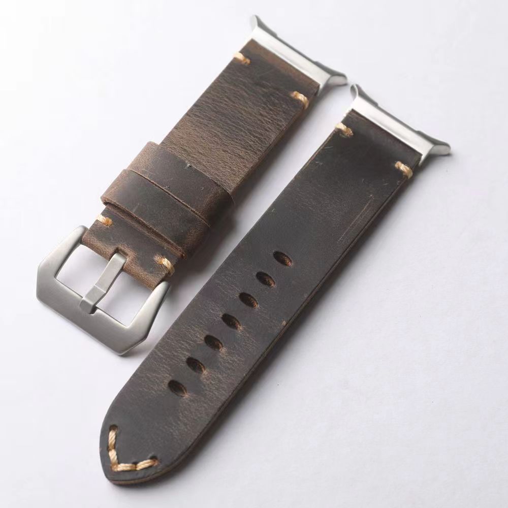 Brookmere vintage leren band compatibel met Samsung Watch Ultra
