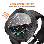 Orvalo helfodral ultrahårt med härdat glas för Samsung Galaxy Watch 47mm