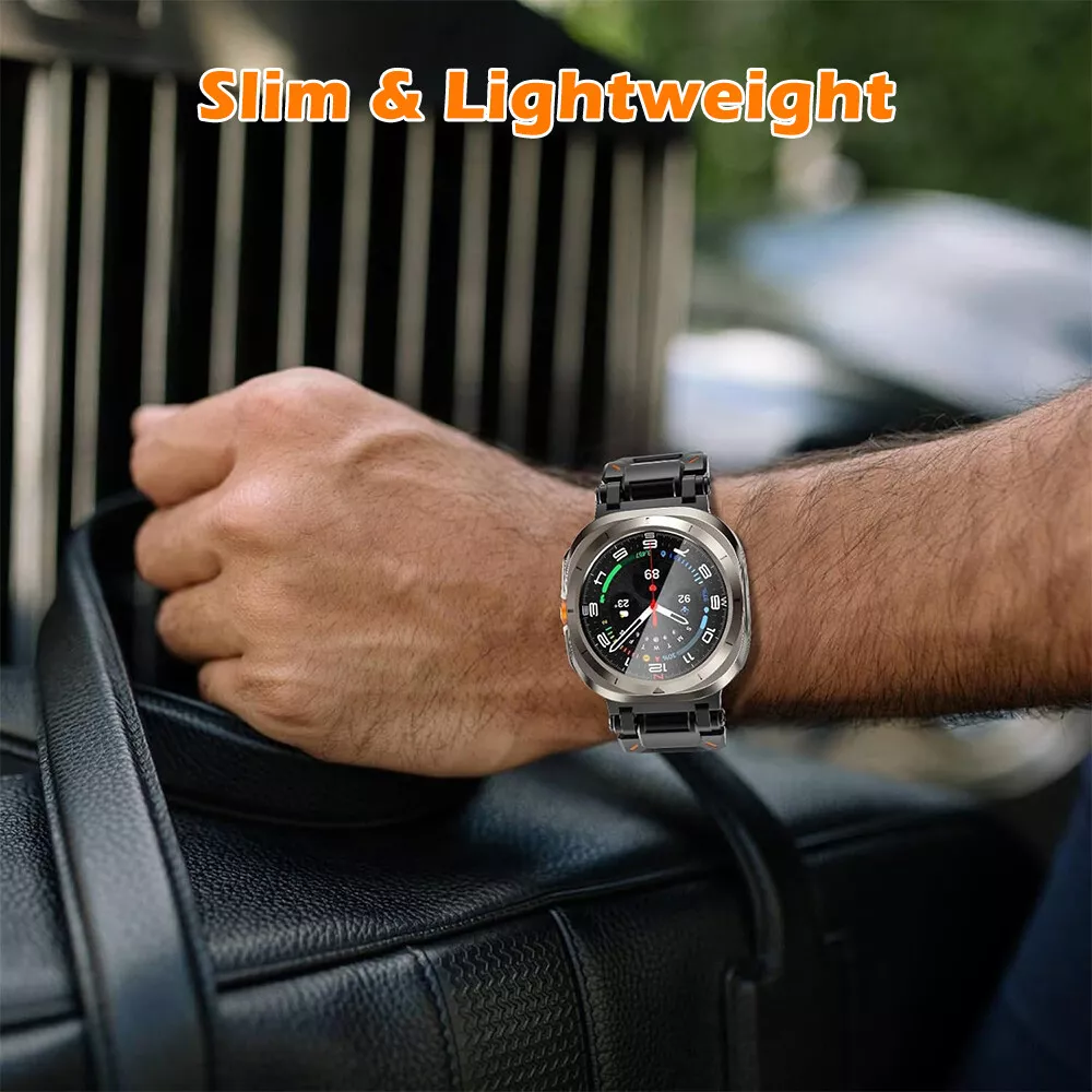 Orvalo helfodral ultrahårt med härdat glas för Samsung Galaxy Watch 47mm