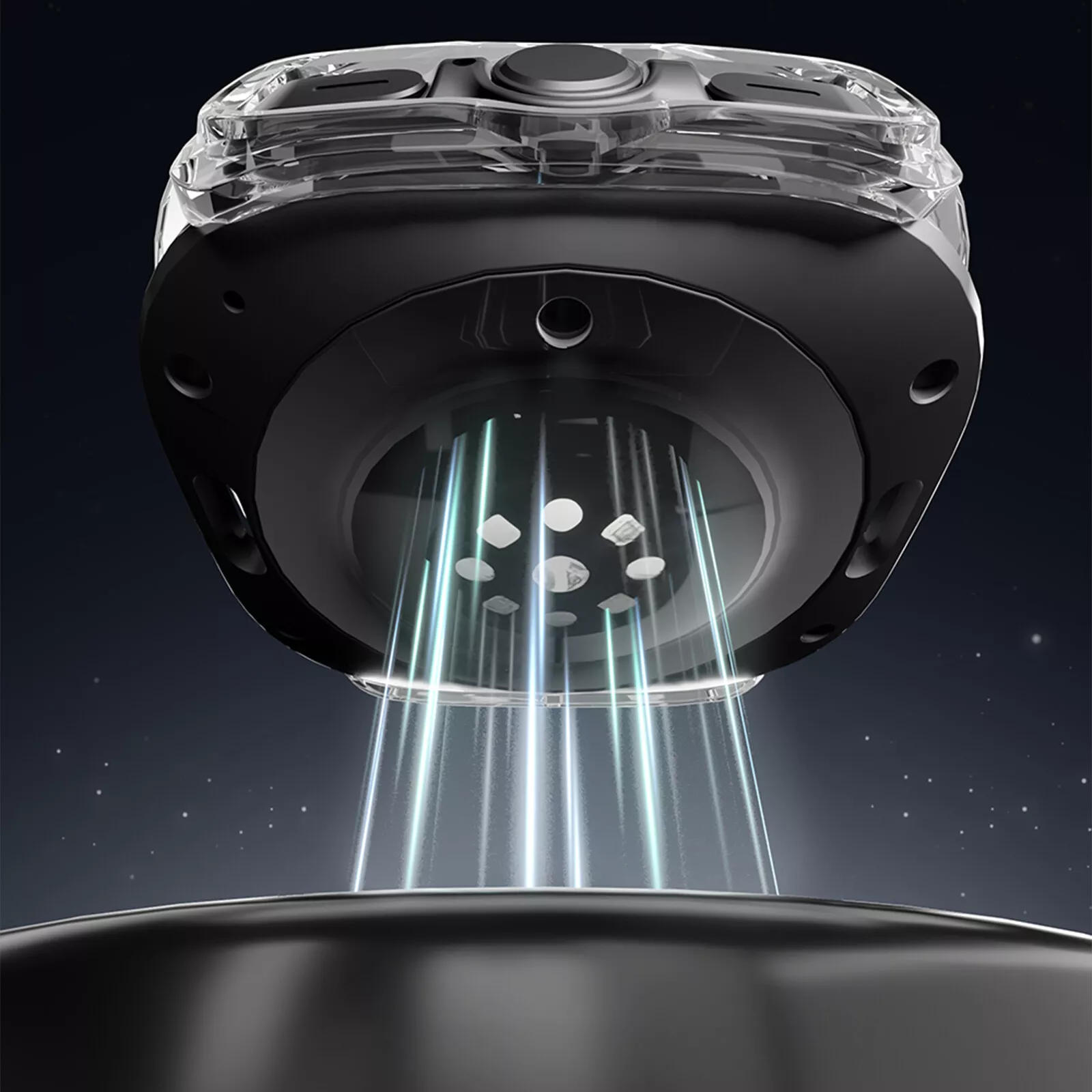 Kirrea TPU Impact-Resistant Hollow Case for Samsung Watch Ultra 47mm