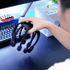 Zentara Fejmasszírozó Akupresszúrás Pontokkal és Gyengéd Vibrációval