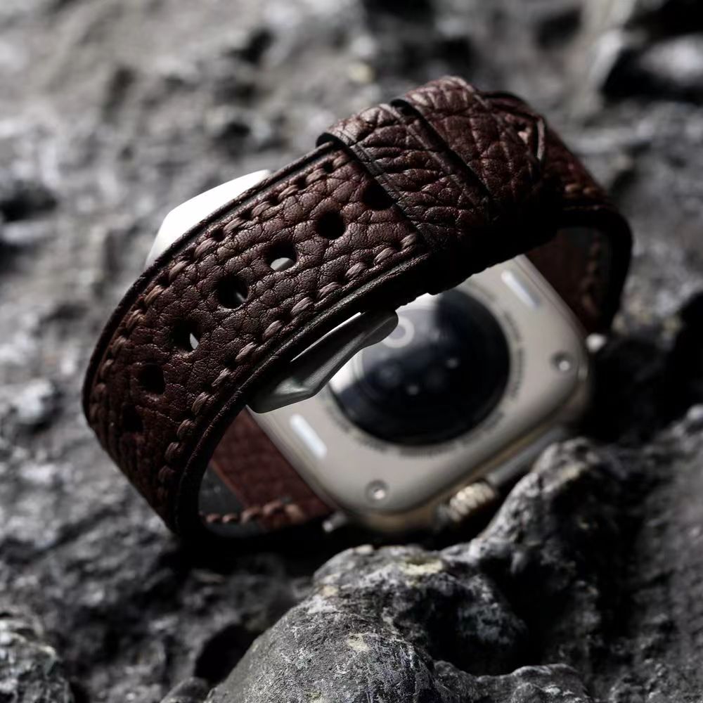 Loxley | Handcrafted Top-Grain Leather Strap for Apple Watch