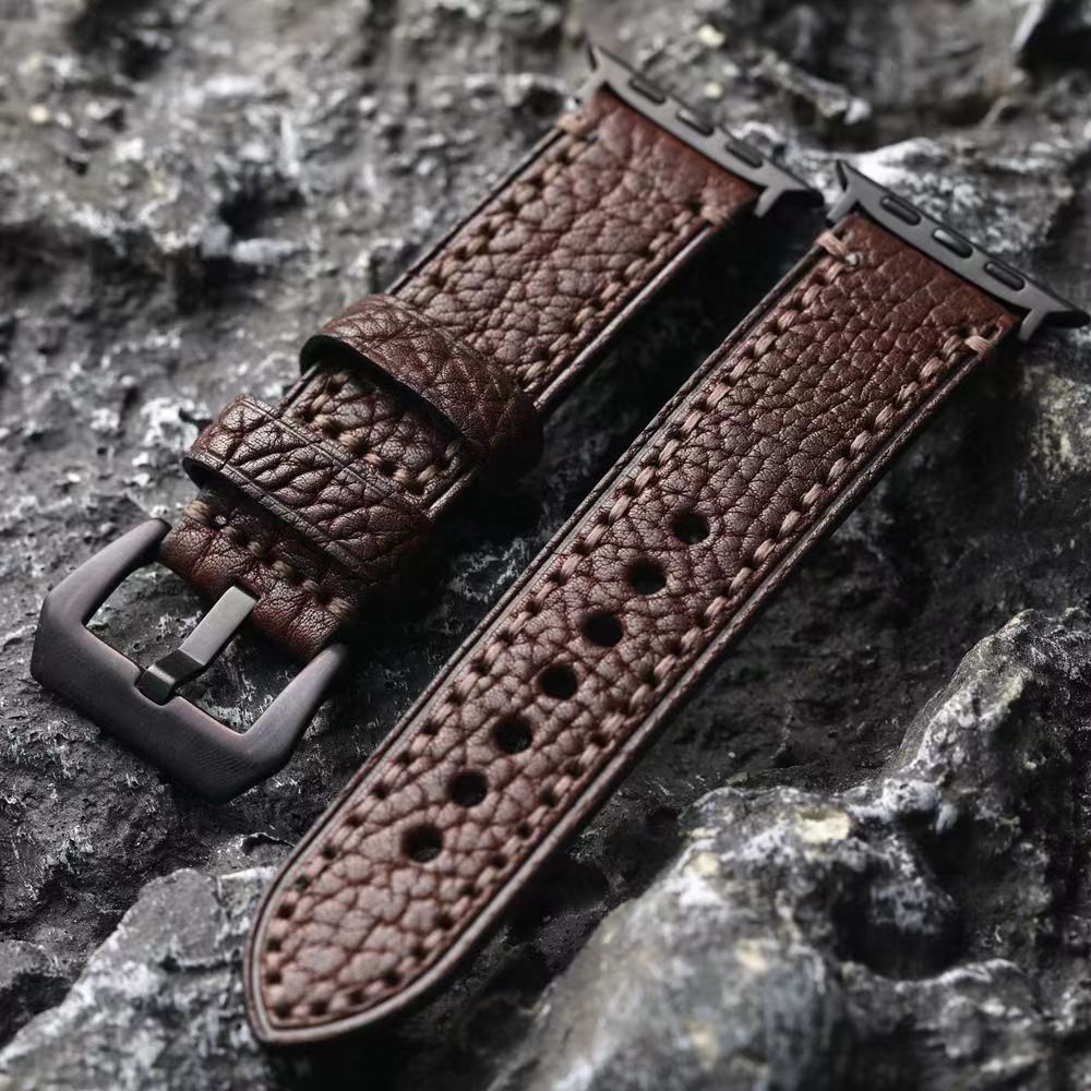 Loxley | Handcrafted Top-Grain Leather Strap for Apple Watch