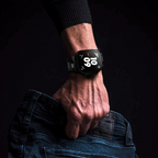 Aureon titanarmband med fjärilslås för Apple Watch Ultra 1/2