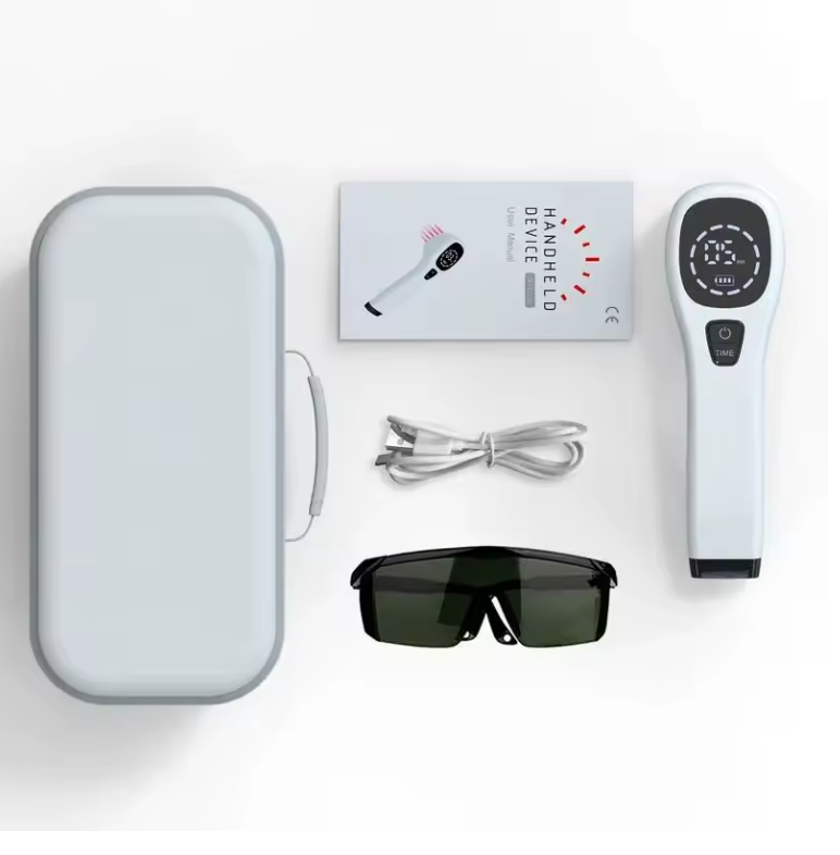 AureaRay Pro Rødt Lys Terapi Enhed til Hjemmegenopretning med Fire 808nm LED'er