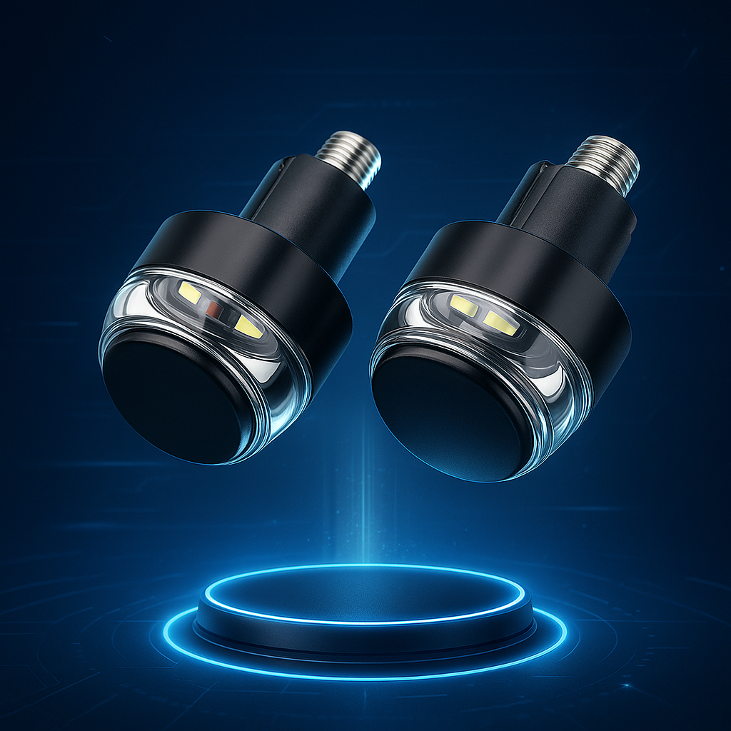 Prémiové LED blinkry na řídítka pro maximální viditelnost a bezpečnější jízdu