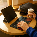 Tri-Fold Bluetooth Keyboard with Touchpad