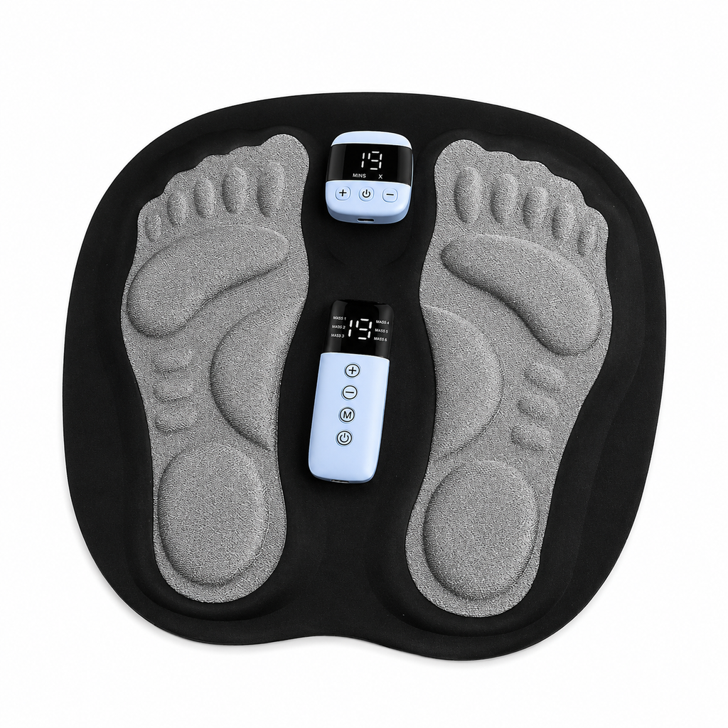 Plug-In EMS Foot Pad for Daily Leg Fatigue, Swollen Feet and Poor Circulation Relief