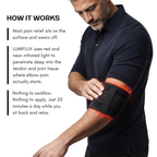 ElbowRelief Pro Red Light Therapy Pad – 660nm & 850nm Wearable Elbow Support Wrap