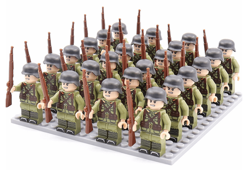 21-piece figure building block set for children & collectors
