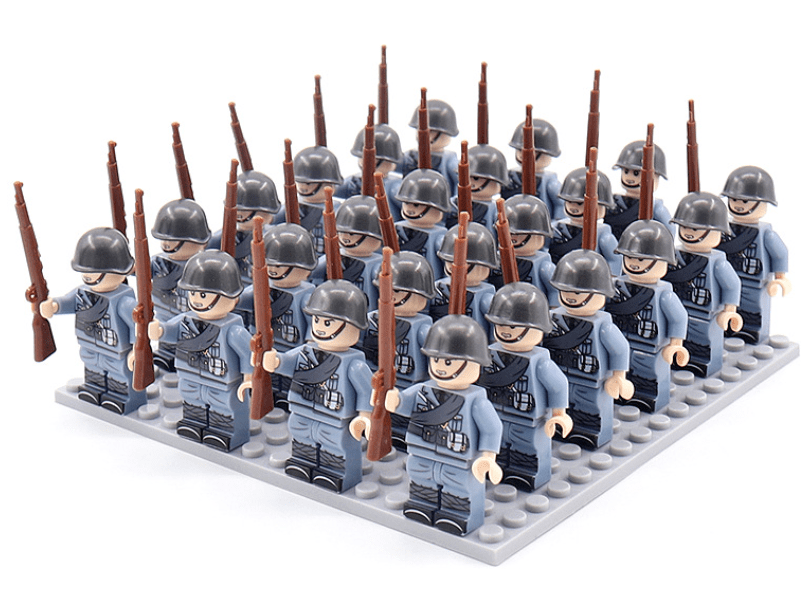 21-piece figure building block set for children & collectors