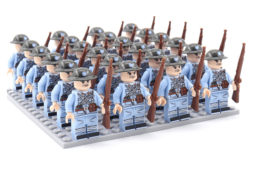 21-piece figure building block set for children & collectors
