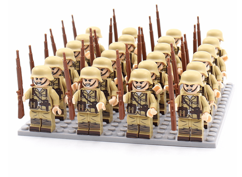 21-piece figure building block set for children & collectors