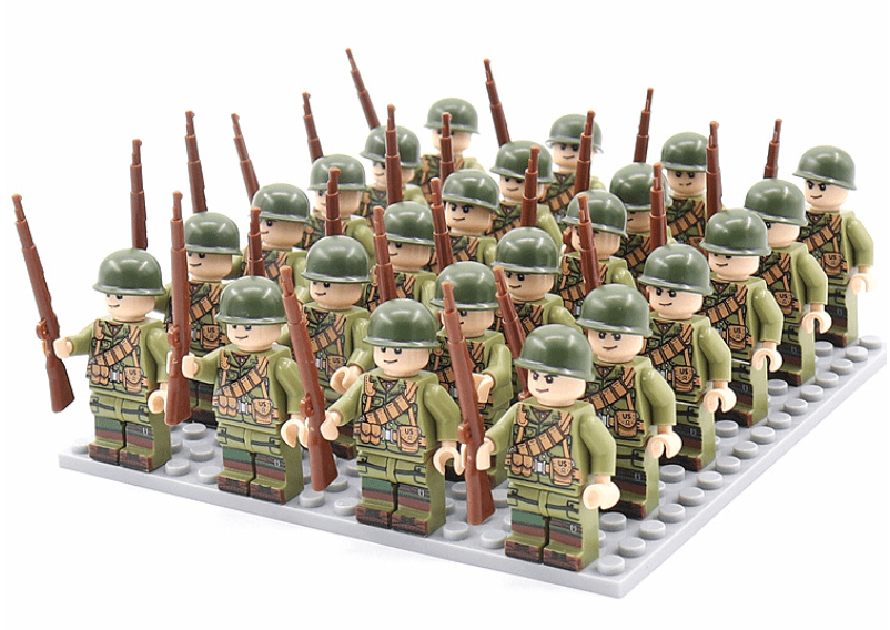 21-piece figure building block set for children & collectors