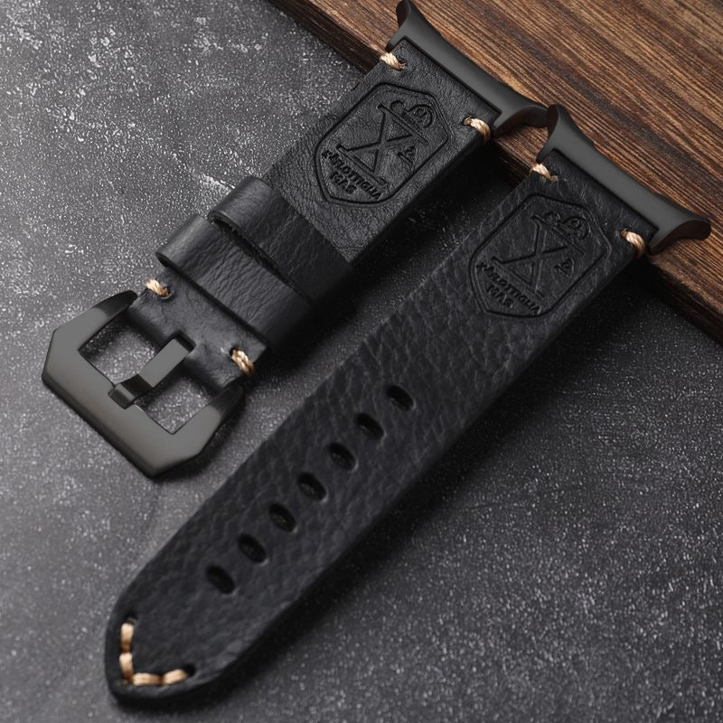 Ardentora Vintage Leather Strap for Samsung Watch Ultra
