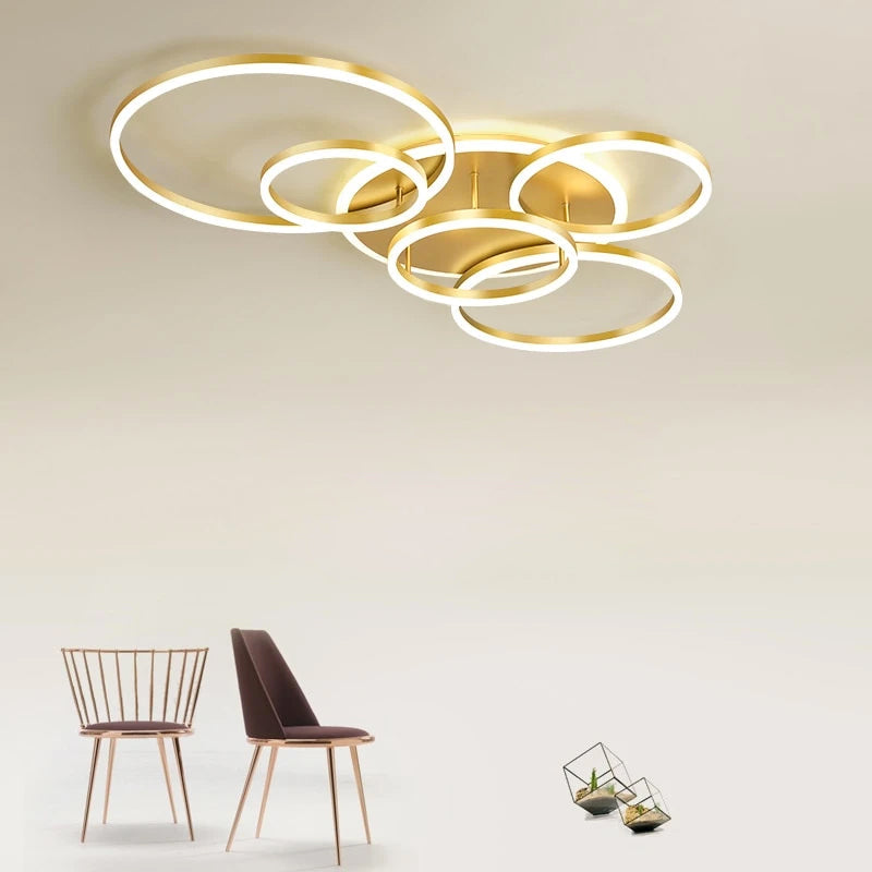 LunaRing Lampada da Soffitto LED con Morbida Luce Ambientale Tranquilla