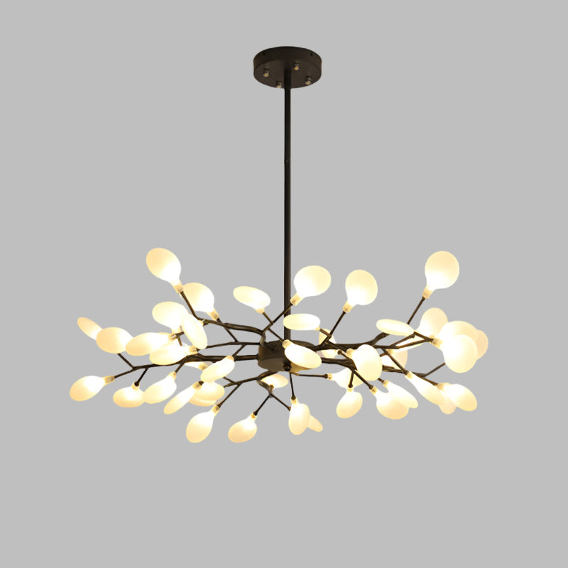 Lyra Branch LED Chandelier for Living and Dining Areas Minimalist Ceiling Light