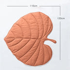 Cool Breathable Dog Mat Leaf Shaped Washable For Pets
