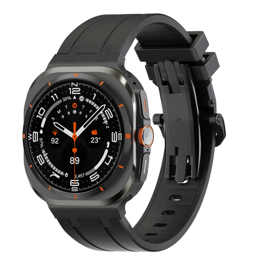 فيريللي | حزام سيليكون فاخر بمشبك فراشة لسامسونج جالاكسي ووتش ألترا | بيتبروفاك