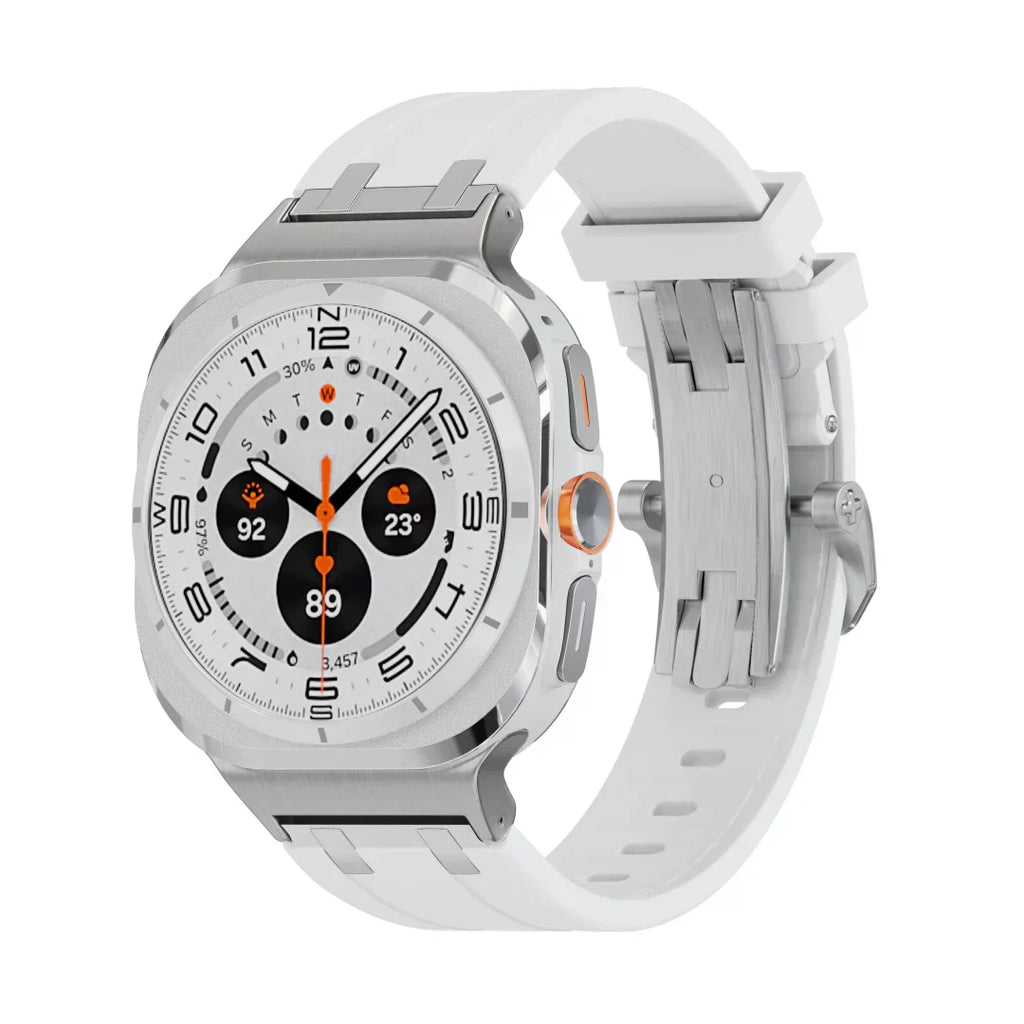 Nivora Silicone Watch Band With Butterfly Clasp For Samsung Galaxy Watch Ultra | Petprovac