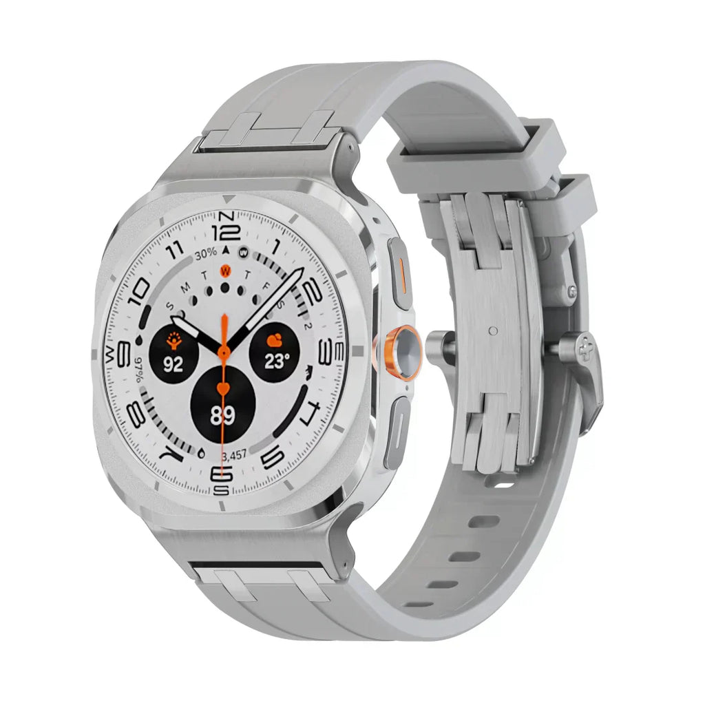 Nivora Silicone Watch Band With Butterfly Clasp For Samsung Galaxy Watch Ultra | Petprovac