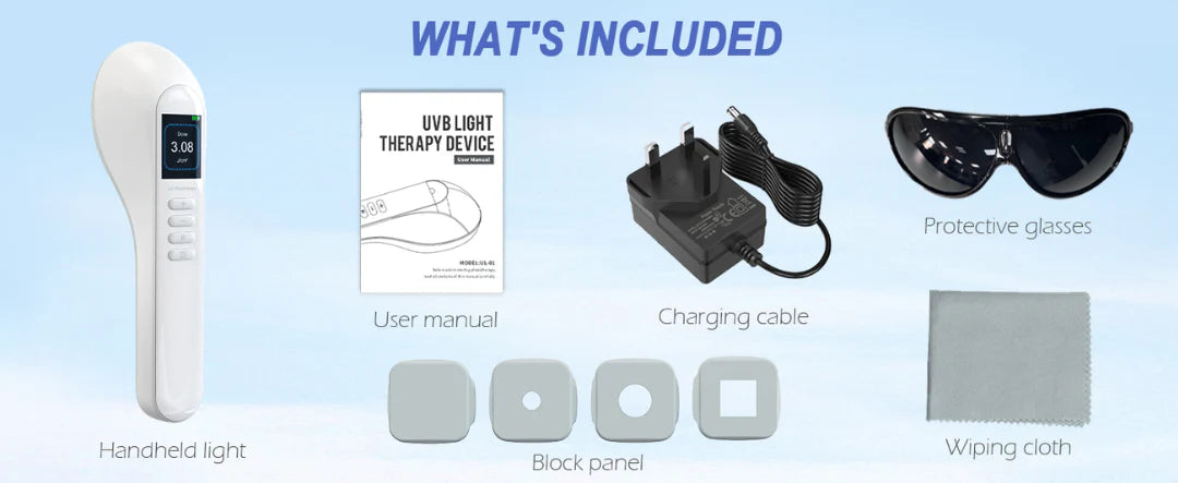 VitaLuma 308nm UVB 白斑症フォトセラピーランプ 家庭用