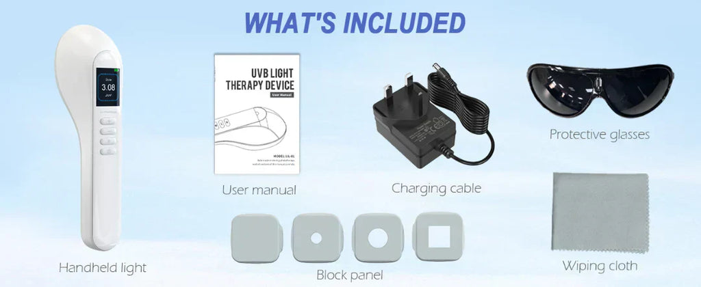 Lampu Fototerapi Rumah NovaRay UVB 308nm Untuk Vitiligo dan Kesihatan Kulit