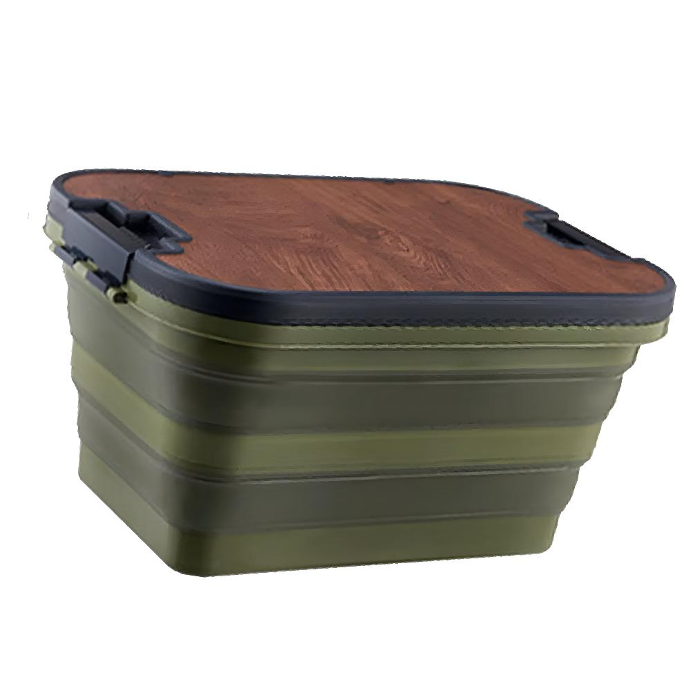 Foldable Camping Storage Box For Campers Durable Organizer