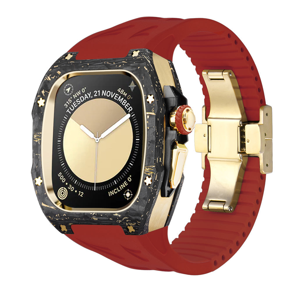 Novex カーボンファイバー製 Apple Watch Ultra 用レトロフィットケースキット | Petprovac