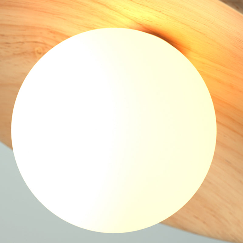 LumenWeave fa mennyezeti lámpa mini félig beépített előszobai világítás