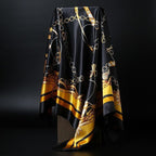 Large square scarf Simulation silk scarf All-match scarf Scarf