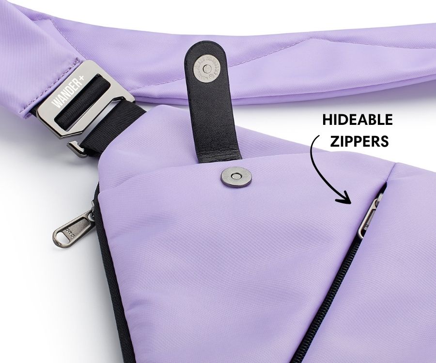Anti-Theft Travel Bag – Hidden Zippers and Front-Facing Security