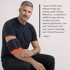 ElbowRelief Pro Red Light Therapy Pad – 660nm & 850nm Wearable Elbow Support Wrap
