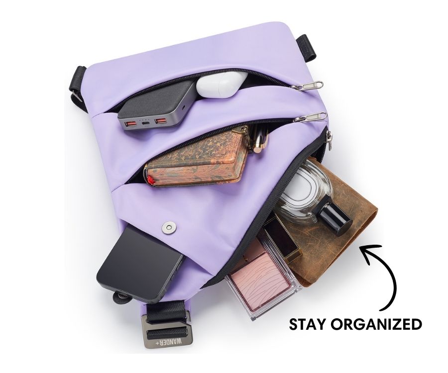 Anti-Theft Travel Bag – Hidden Zippers and Front-Facing Security