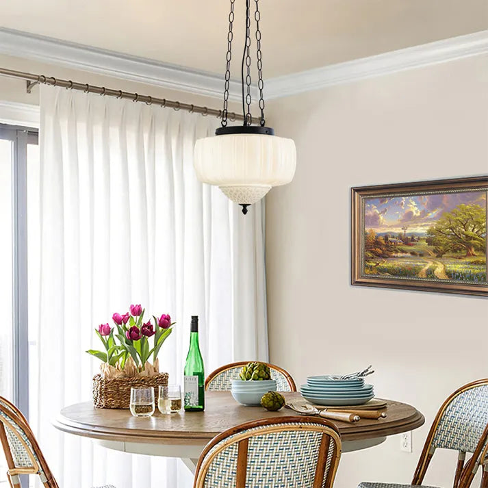 Candeeiro pendente minimalista moderno branco | Petprovac