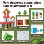 Set di Blocchi Magnetici STEM per Bambini Kit di Apprendimento Creativo