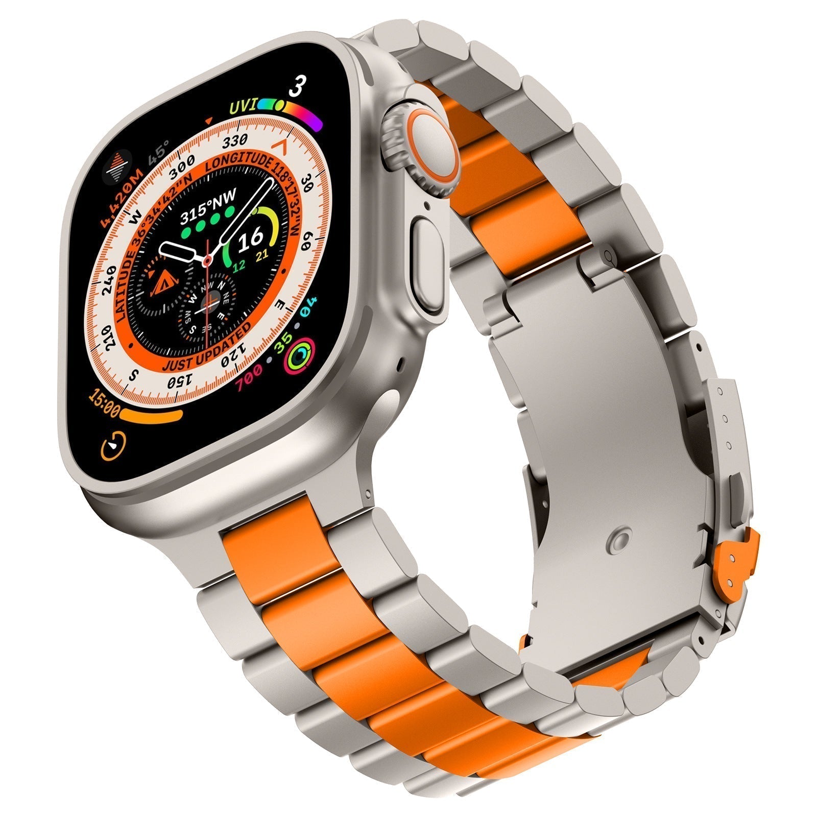 Talven | Tytanowa Opaska Biznesowa do Apple Watch | Petprovac
