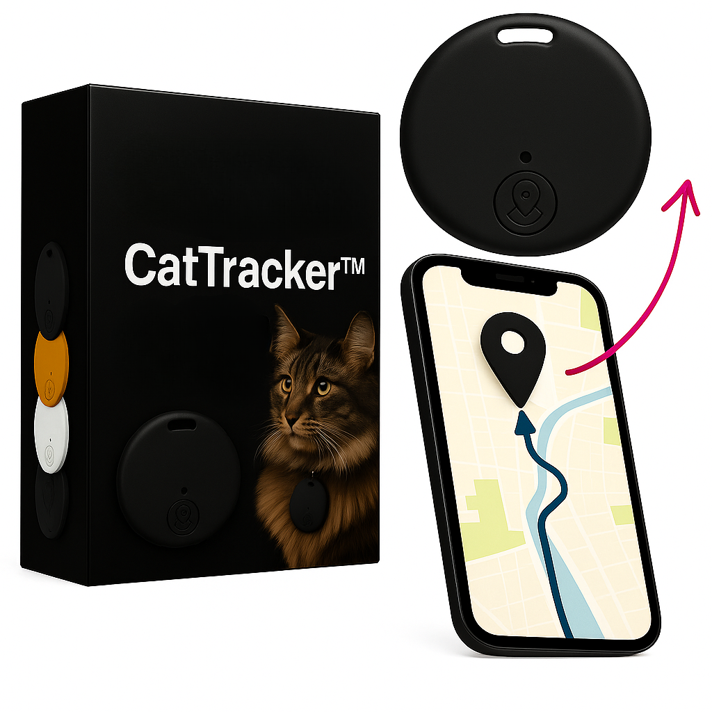 PawTrail GPS Katzen-Tracker Leicht Wasserdicht Echtzeit-Tracking