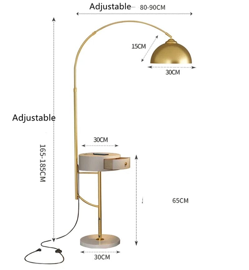 Lampă de podea Marisol Arch pentru decor contemporan al casei