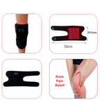 Faja para rodilla recargable LumaKnee con luz roja para alivio de la artritis y las articulaciones