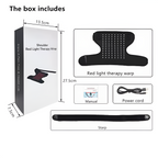 Zenora Skulderindpakning Infrarød Lysterapi til Smertelindring og Heling