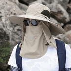 Breathable Fishing Hat With Wide Brim And Sun Protection